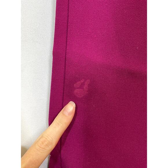 TRINA TURK Jarreau Colette Luxe Cropped Trouser Pants Fuschia Pink Size 4 - Picture 8 of 13